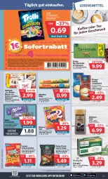 Gazetka promocyjna Combi - Prospekte - Gazetka - ważna od 26.08 do 26.08.2023 - strona 15 - produkty: beutel, Brei, Cap, cappuccino, chips, cin, coupon, coupons, dallmayr, dallmayr gold, decke, eis, erde, erdnuss, frucht, fruchtgummi, Funny Frisch, gin, kaffee, Kinder, kinder bueno, kinder country, krüger, lebensmittel, LG, linsen, lorenz, mac, Marabou, milka, milka schokolade, Nimm 2, nuss, raffaello, reis, schoko, schokolade, sofortrabatt, Tchibo, tee, Ti, trolli, trolli fruchtgummi, ZTE