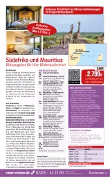 Gazetka promocyjna Rewe Reisen - Reiseprospekt - Gazetka - ważna od 31.01 do 31.01.2025 - strona 21 - produkty: amaro, angebot, Bad, ball, buch, deutschsprachige reiseleitung, dusche, eis, Elefant, elle, ente, erde, fisch, getränk, getränke, gin, inklusivleistungen, kaffee, Kocher, kosmetik, Kosmetikspiegel, krüger, Liege, mam, mandel, pool, puma, rama, reis, reiseverlauf, rel, Ria, schirme, spiegel, Sport, tee, Ti, uhr, ventilator, wasser, wasserkocher, wasserrutsche, Yo, Zelt