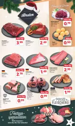 Gazetka promocyjna Combi - Prospekte - Gazetka - ważna od 23.12 do 23.12.2023 - strona 5 - produkty: apfel, braten, dressing, eier, eis, Elan, fleisch, Käse, Knödel, Kraut, kuchen, lachs, Lachsbraten, lamm, lammlachse, Lebkuchen, mac, mango, nuss, pflaume, reifen, reis, rotkohl, saft, salat, schnitten, schwein, schweine, schweinefleisch, Schweinelachs, Spezi, tafelspitz, Ti, tisch, wein, weine, Wild, ZTE