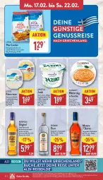 Gazetka promocyjna Aldi Nord - Von Montag - Gazetka - ważna od 22.02 do 22.02.2025 - strona 12 - produkty: aldi, apostels, Bifteki, blätterteig, brot, buch, cracker, creme, dip, eis, flasche, frischkäse, frischkäsezubereitung, gin, gyros, kartoffel, kartoffeln, Käse, mac, Metaxa, nuss, olive, oliven, olivenöl, ouzo, reifen, reis, Ti, zaziki, ZTE