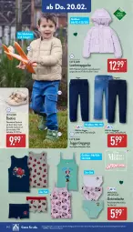 Gazetka promocyjna Aldi Nord - Von Montag - Gazetka - ważna od 22.02 do 22.02.2025 - strona 24 - produkty: aldi, Booties, decksohle, disney, eis, gin, Jacke, obermaterial synthetik, Ria, schwein, Steppjacke, Ti, Unterwäsche, wasser, wein, ZTE