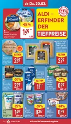 Gazetka promocyjna Aldi Nord - Von Montag - Gazetka - ważna od 22.02 do 22.02.2025 - strona 28 - produkty: aldi, almighur, almighurt, alpro, angebot, angebote, bavaria blu, Becher, bergader, decke, ehrmann, eis, französischer weichkäse, frische milch, Garten, gewürz, gin, Käse, käsetheke, kräuter, kräutern, milch, milchreis, Müller, oder kräuter, Old Amsterdam, pudding, reis, Ria, soja, Ti, tiefpreis, weichkäse, weihenstephan, zucker