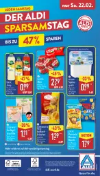 Gazetka promocyjna Aldi Nord - Von Montag - Gazetka - ważna od 22.02 do 22.02.2025 - strona 36 - produkty: aldi, aus der tiefkühlung, auto, babybel, Becher, beutel, brötchen, brustfilet, coppenrath, eis, filet, flasche, Geflügel, gin, kartoffel, lorenz, magazin, monster, papier, Pommels, quark, snack, speisequark, telefon, Ti, volvic, weizenbrötchen, ZTE