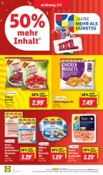 Gazetka promocyjna Lidl - Aktionsprospekt - Gazetka - ważna od 22.07 do 22.07.2023 - strona 2 - produkty: Bona, chicken nuggets, dulano, garnelen, kochschinken, Milbona, mozzarella, ndk, nuggets, obst, pute, putenbrust, rel, Schal, Schale, schinken, Ti