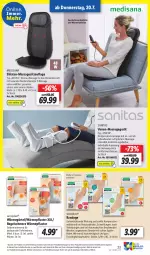 Gazetka promocyjna Lidl - Aktionsprospekt - Gazetka - ważna od 22.07 do 22.07.2023 - strona 29 - produkty: auer, elle, erde, Heu, isana, Massagegerät, Massagesitzauflage, medisana, pflaster, Ria, sana, Schal, Sitzauflage, Ti, tisch, weck