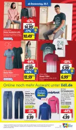 Gazetka promocyjna Lidl - Aktionsprospekt - Gazetka - ważna od 22.07 do 22.07.2023 - strona 33 - produkty: angebot, Bau, baumwolle, coupon, eis, esmara, herren-t-shirt, Jacke, jeans, kleid, olive, reine baumwolle, reis, s.oliver, shirt, sweatjacke, T-Shirt, Ti, uv-schutz, wolle