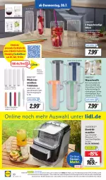 Gazetka promocyjna Lidl - Aktionsprospekt - Gazetka - ważna od 22.07 do 22.07.2023 - strona 38 - produkty: angebot, cocktail, cocktails, decke, Deckel, dell, eis, eiswürfel, elle, ernesto, getränk, getränke, Gläser, Karaffe, LG, mac, Mode, ndk, reis, Ria, rwe, Schal, Schale, silvercrest, spülmaschinen, Ti, Trinkhalme, uhr, wasser, Wasserkaraffe, wassertank, würfel, ZTE