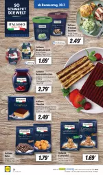 Gazetka promocyjna Lidl - Aktionsprospekt - Gazetka - ważna od 22.07 do 22.07.2023 - strona 44 - produkty: Amarenakirschen, cantuccini, cin, creme, dessert, eis, eiscreme, italiamo, kakao, keks, kekse, kirsch, kirsche, kirschen, kuchen, ndk, ricotta, Schal, Schale, Ti, tiramisu, tuc, zucker