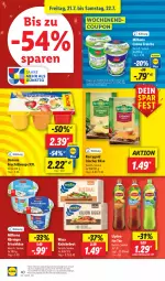 Gazetka promocyjna Lidl - Aktionsprospekt - Gazetka - ważna od 22.07 do 22.07.2023 - strona 54 - produkty: aktionspreis, angebot, Bona, brot, coupon, crème fraîche, danone, danone fruchtzwerge, drucker, eis, Engel, frischkäse, frucht, fruchtzwerge, ice tea, Käse, kerrygold, kerze, knäckebrot, Körniger Frischkäse, lipton, lipton ice tea, Milbona, papier, preisvorteil, reis, Ti, wasa, ZTE