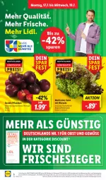 Gazetka promocyjna Lidl - Aktionsprospekt - Gazetka - ważna od 22.07 do 22.07.2023 - strona 6 - produkty: Abtei, angebot, discount, eis, ente, frucht, LG, magazin, obst, Obst und Gemüse, pflaume, pflaumen, reis, salat, Ti, und gemüse