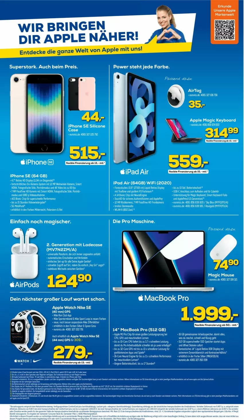 Aktueller Prospekt Euronics - Prospekte - von 01.06 bis 08.06.2022 - strona 7 - produkty: Apple, asti, bio, eis, elle, ente, fanta, gin, GPS, ipad, ipad air, iphone, IPhone SE, kamera, lion, mac, macbook, macbook pro, reis, ring, säge, tee, Ti, tisch, torte, usb