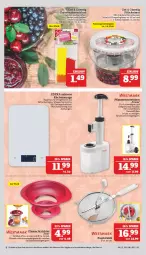 Gazetka promocyjna Marktkauf - Prospekt - Gazetka - ważna od 10.06 do 10.06.2023 - strona 6 - produkty: deka, eimer, eis, früchte, gefu, Gläser, henkel, küche, Küchen, Küchenwaage, mac, pflaume, pflaumen, reis, spülmaschinen, steiner, Ti, Waage