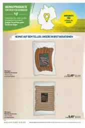Gazetka promocyjna Metro - Regionaler Flyer - Gazetka - ważna od 31.05 do 31.05.2025 - strona 24 - produkty: angebot, angebote, auer, bratwurst, decke, eis, elle, getränk, getränke, krakauer, Meister, Palette, regal, Ria, schinken, teller, Ti, wurst