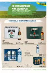Gazetka promocyjna Metro - Regionaler Flyer - Gazetka - ważna od 31.05 do 31.05.2025 - strona 97 - produkty: Alwa, apfel, Apfelschorle, berliner, flasche, getränk, getränke, Lübzer, mac, mineralwasser, Palette, pils, pilsner, schorle, Ti, wasser