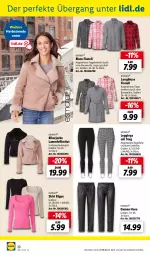 Gazetka promocyjna Lidl - Oktober-Highlights im Onlineshop - Gazetka - ważna od 31.10 do 31.10.2023 - strona 20 - produkty: Bau, baumwolle, bluse, bügel, esmara, gin, hose, Jacke, lamm, Lammfell, leggings, Mode, ndk, reine baumwolle, schnitten, shirt, Ti, wolle