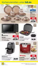 Gazetka promocyjna Lidl - Oktober-Highlights im Onlineshop - Gazetka - ważna od 31.10 do 31.10.2023 - strona 38 - produkty: dell, eis, elle, fritteuse, Frittierkorb, garraum, grill, Heißluftfritteuse, hot dog, kontaktgrill, korb, küche, Küchen, LG, mikrowelle, Mode, ndk, Schal, Schale, silvercrest, spülmaschinen, Ti, timer