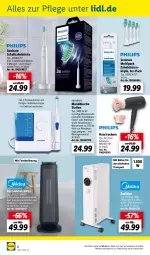 Gazetka promocyjna Lidl - Oktober-Highlights im Onlineshop - Gazetka - ważna od 31.10 do 31.10.2023 - strona 8 - produkty: bürste, bürsten, dusche, fernbedienung, haartrockner, mit fernbedienung, ndk, quad, Ria, ring, Rippen, Schal, schallzahnbürste, sonicare, Sport, Ti, timer, Trockner, ventilator, wasser, wassertank, zahnbürste, zahnbürsten, ZTE