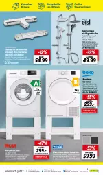 Gazetka promocyjna Lidl - Oktober-Highlights im Onlineshop - Gazetka - ważna od 31.10 do 31.10.2023 - strona 9 - produkty: armatur, auer, Bau, dell, dusche, korb, leine, Mode, Ria, rum, Spektrum, thermostat, Ti, Trockner, Wanne, wärmepumpentrockner, waschmaschine, waschmaschinen, wasser