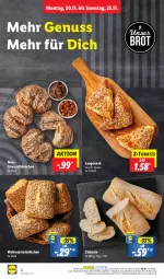 Gazetka promocyjna Lidl - Aktionsprospekt - Gazetka - ważna od 25.11 do 25.11.2023 - strona 4 - produkty: angebot, brot, brötchen, ciabatta, coupon, eis, hörnchen, Laugeneck, Meister, ndk, nuss, Schal, Schale, Ti