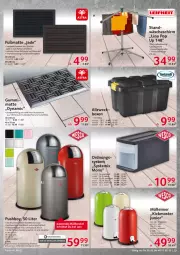 Gazetka promocyjna Selgros - Nonfood - Gazetka - ważna od 11.05 do 11.05.2022 - strona 23 - produkty: edelstahl, eimer, Fußmatte, leimer, leine, LG, mandel, mint, natur, Ti, wäscheschirm, weck