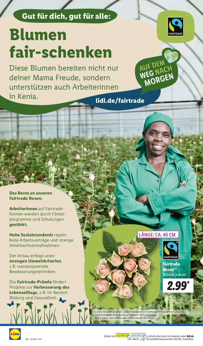 Aktueller Prospekt Lidl - Aktionsprospekt - von 06.05 bis 11.05.2024 - strona 50 - produkty: Bau, blume, blumen, ente, erde, Gesundheit, LG, mam, ndk, Nike, rosen, Schal, Schale, Ti, wasser