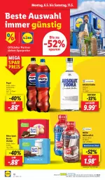 Gazetka promocyjna Lidl - Aktionsprospekt - Gazetka - ważna od 11.05 do 11.05.2024 - strona 12 - produkty: Absolut Vodka, eis, elle, milch, Müller, müllermilch, ndk, pepsi, reis, ritter, ritter sport, Schal, Schale, Sport, teller, Ti, vodka