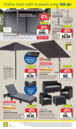 Gazetka promocyjna Lidl - Aktionsprospekt - Gazetka - ważna od 11.05 do 11.05.2024 - strona 34 - produkty: ampelschirm, angebot, angebote, bett, Couch, dell, eis, elle, kissen, kunststoffgeflecht, latte, Liege, Mode, ndk, pavillon, Push-up, reis, rel, rückenlehne, Schal, Schale, schirme, schutzhülle, sessel, sonnenliege, telefon, Ti, tisch, uhr, wasser