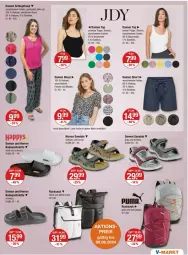 Gazetka promocyjna Vmarkt - Prospekte - Gazetka - ważna od 05.06 do 05.06.2024 - strona 21 - produkty: asti, Bad, Bau, baumwolle, bluse, braun, Brei, damen short, hose, lack, pantolette, rucksack, sac, sandale, Ti, tisch, wolle