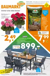 Gazetka promocyjna  - Gazetka - ważna od 18.05 do 18.05.2024 - strona 1 - produkty: balkonpflanzen, Bank, beetpflanzen, blume, blumen, Blüte, eis, erde, Garten, geranie, geranien, Holz, kissen, latte, möbel, Pelargonium, pflanze, pflanzen, pflanzerde, reis, Ria, Rückenkissen, rückenlehne, sac, SANTE, Stühl, Ti, tisch, topf, ZTE