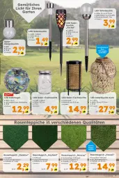Gazetka promocyjna  - Gazetka - ważna od 18.05 do 18.05.2024 - strona 7 - produkty: ente, Garten, Hängeleuchte, korb, Kugel, latte, Leuchte, rasen, Ria, solarleuchte, teppich, teppiche, Ti, tisch, tischleuchte, wasser