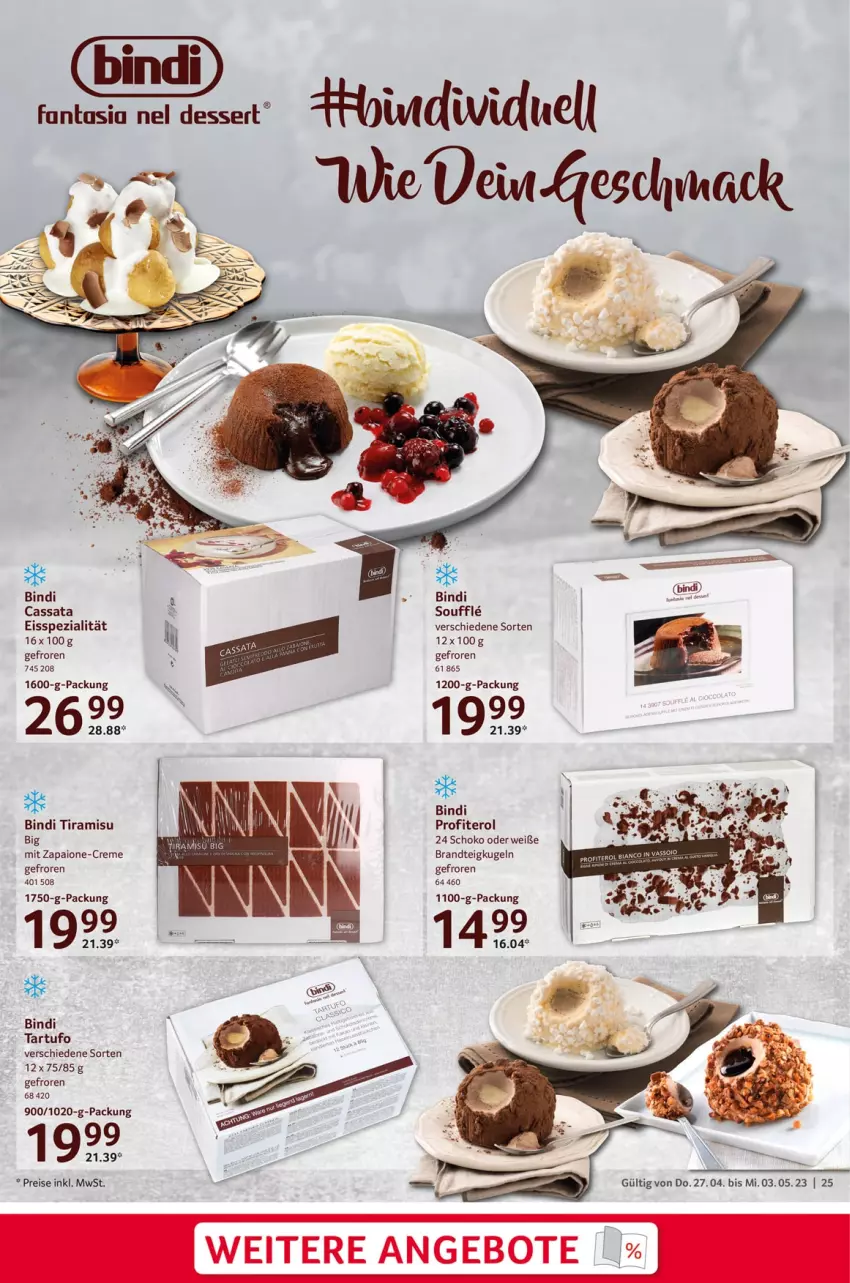 Aktueller Prospekt Selgros - Food - von 27.04 bis 03.05.2023 - strona 25 - produkty: angebot, angebote, brandt, creme, dessert, eis, fanta, Kugel, mac, reis, schoko, Spezi, Tartufo, Ti, tiramisu