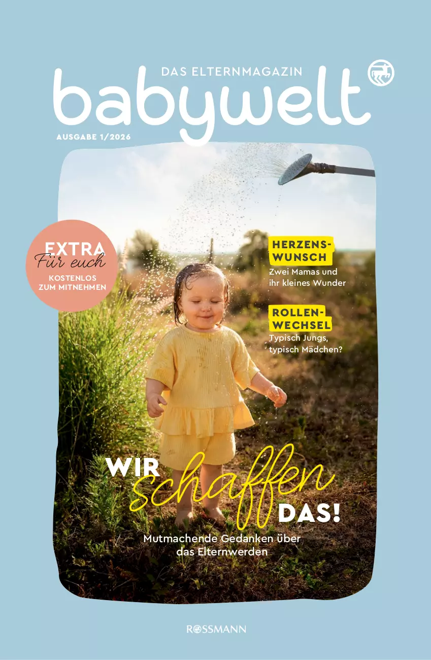 Aktueller Prospekt Rossmann - Prospekte - von 11.05 bis 31.07.2026 - strona 1 - produkty: erde, leine, mac, magazin, mam