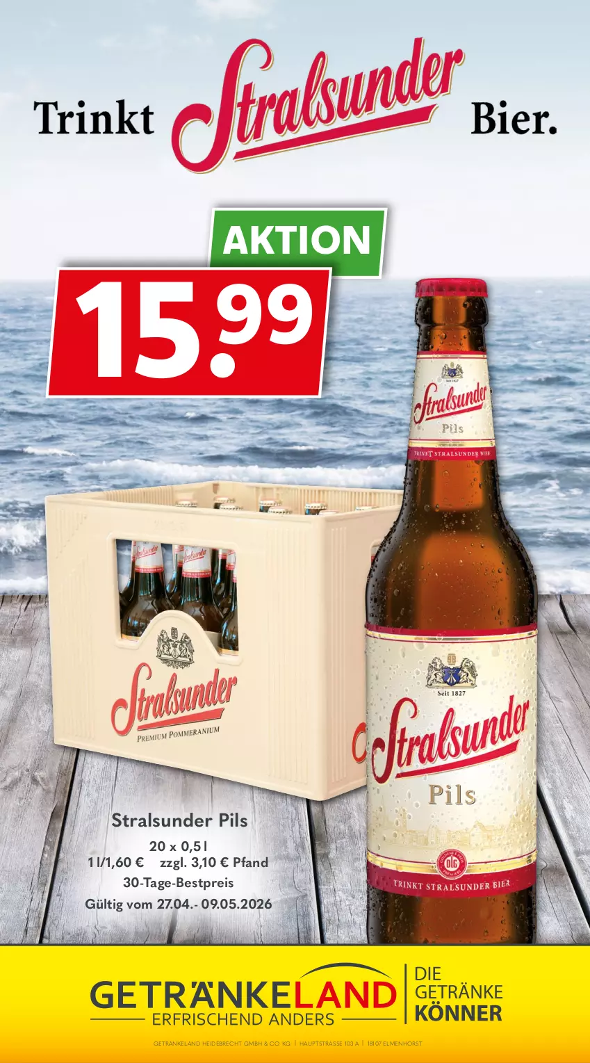 Aktueller Prospekt Getraenkeland - von 26.04 bis 08.05.2026 - strona 10 - produkty: bestpreis, eis, Elan, getränk, getränke, pils, reis, Ti