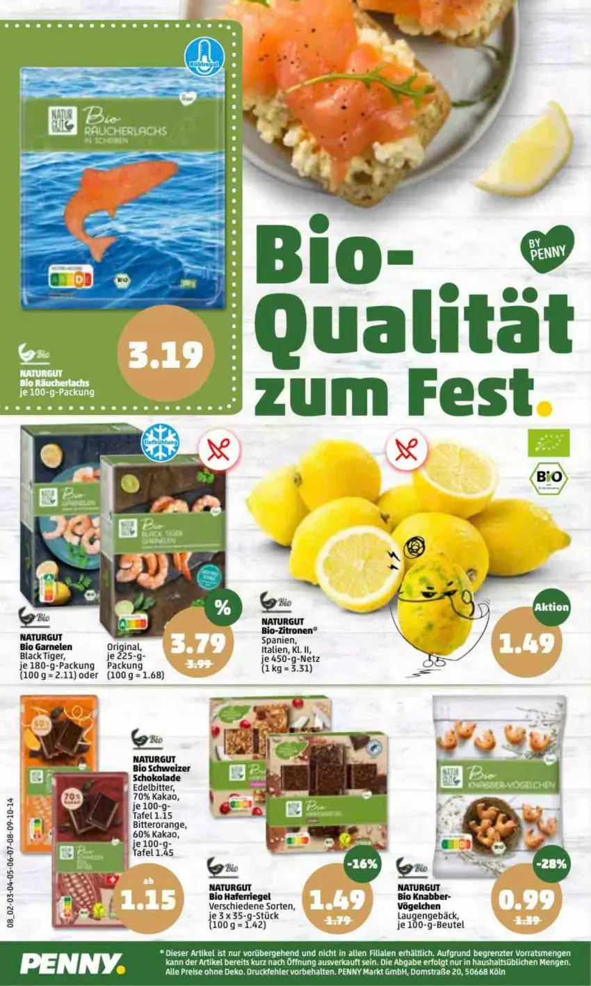 Aktueller Prospekt Penny - Prospekte - von 20.12 bis 25.12.2021 - strona 8 - produkty: beutel, bio, garnelen, gin, hafer, kakao, lack, natur, orange, riegel, Ti, ZTE