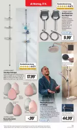 Gazetka promocyjna Lidl - Aktionsprospekt - Gazetka - ważna od 02.07 do 02.07.2022 - strona 23 - produkty: angebot, Bad, Badregal, brause, brauseschlauch, dell, eis, elle, handbrause, korb, kosmetik, Make-up, Mode, regal, reis, Ria, Schal, schlauch, schwamm, Teleskop, Ti, wasser, ZTE