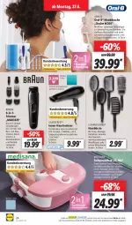 Gazetka promocyjna Lidl - Aktionsprospekt - Gazetka - ważna od 02.07 do 02.07.2022 - strona 24 - produkty: Bad, bett, braun, bürste, dusche, Fußsprudelbad, haartrockner, isana, ladegerät, medisana, ndk, oral-b, Reinigung, sana, Schal, Schale, schwein, senf, silvercrest, Sprudel, Sprudelbad, Ti, Trockner, wasser, wein, Wild, Wildschwein, ZTE