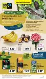 Gazetka promocyjna Lidl - Aktionsprospekt - Gazetka - ważna od 02.07 do 02.07.2022 - strona 3 - produkty: auer, banane, bananen, Bau, Bauer, bio, discount, eis, frucht, kaffee, kaffeepads, lebensmittel, monitor, Nektar, obst, Obst und Gemüse, passionsfrucht, pril, reis, ring, rosen, saft, schoko, schokolade, tafelschokolade, Ti, und gemüse