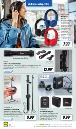 Gazetka promocyjna Lidl - Aktionsprospekt - Gazetka - ważna od 02.07 do 02.07.2022 - strona 30 - produkty: akku, aust, Bank, crivit, deo, eis, kopfhörer, ladegerät, Lampe, ndk, powerbank, reis, Schal, Schale, silvercrest, Tasche, taschen, taschenlampe, Teleskop, Ti, tisch, usb