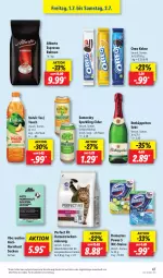 Gazetka promocyjna Lidl - Aktionsprospekt - Gazetka - ważna od 02.07 do 02.07.2022 - strona 47 - produkty: alkohol, alleinfuttermittel, angebot, bohne, bohnen, cider, domestos, eis, espresso, keks, kekse, oreo, Perfect Fit, reis, rotkäppchen, sekt, socken, somersby, tee, Ti, Trockennahrung, volvic, WC-Steine, ZTE