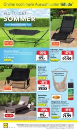 Gazetka promocyjna Lidl - Aktionsprospekt - Gazetka - ważna od 02.07 do 02.07.2022 - strona 49 - produkty: angebot, angebote, Bau, baumwolle, eis, elle, hängematte, hängesessel, Holz, kissen, Liege, ndk, reis, rel, Ria, Schal, Schale, sessel, sonnenliege, telefon, Ti, uhr, wolle