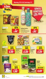 Gazetka promocyjna Lidl - Aktionsprospekt - Gazetka - ważna od 02.07 do 02.07.2022 - strona 8 - produkty: butter, creme, eis, eiscreme, elle, frucht, fruchtsaft, iglo, kaffee, Käse, landliebe, maggi, maggi fix, melitta, mit frucht, ndk, pfanne, pfannen, saft, Schal, Schale, teller, Ti, ziegenkäse