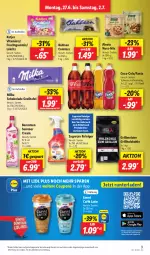 Gazetka promocyjna Lidl - Aktionsprospekt - Gazetka - ważna od 02.07 do 02.07.2022 - strona 9 - produkty: aktionspreis, alesto, angebot, bahlsen, berentzen, caffè latte, coca-cola, cola, comtess, coupon, coupons, eis, elle, emmi, fanta, frucht, fruchtgummi, fruchtgummis, grill, grillholzkohle, Holz, holzkohle, katjes, Lakritz, latte, Meister, milka, milka schokolade, nuss, Rauch, reiniger, reis, rwe, sagrotan, schoko, schokolade, teller, Ti, vita, ZTE