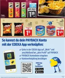Gazetka promocyjna Edeka - Prospekte - Gazetka - ważna od 20.12 do 20.12.2025 - strona 19 - produkty: beutel, deka, eis, erdnüsse, payback, pringles, reis, ring, Ti, tortilla, tortillas, ZTE