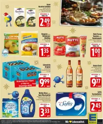 Gazetka promocyjna Edeka - Prospekte - Gazetka - ważna od 20.12 do 20.12.2025 - strona 29 - produkty: asbach uralt, Berger, beutel, Cap, eis, emmi, flasche, fleisch, gin, henglein, megaperls, Mutti, nürnberger, spee, Tasche, taschen, taschentücher, Ti, tomate, tomaten, tomatenmark, tücher, waschmittel