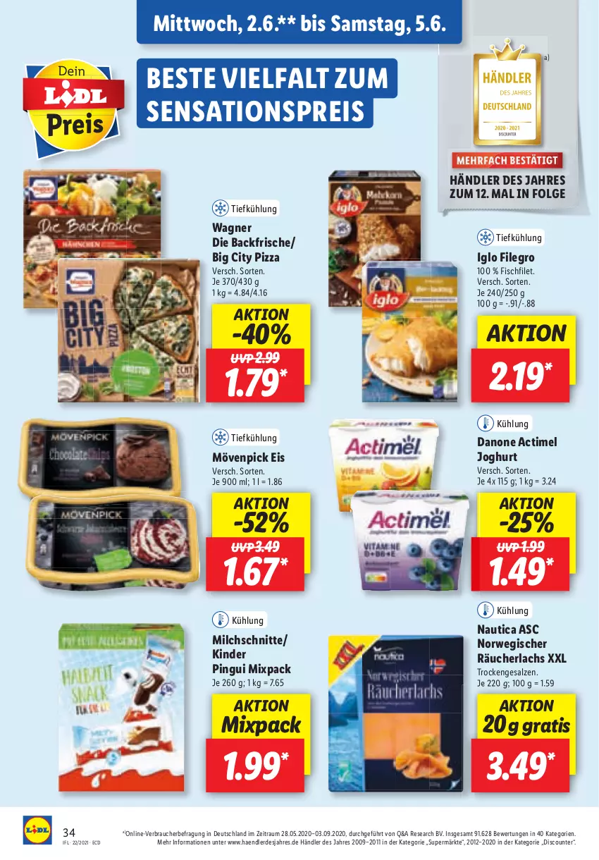 Aktueller Prospekt Lidl - Aktionsprospekt - von 31.05 bis 05.06.2021 - strona 34