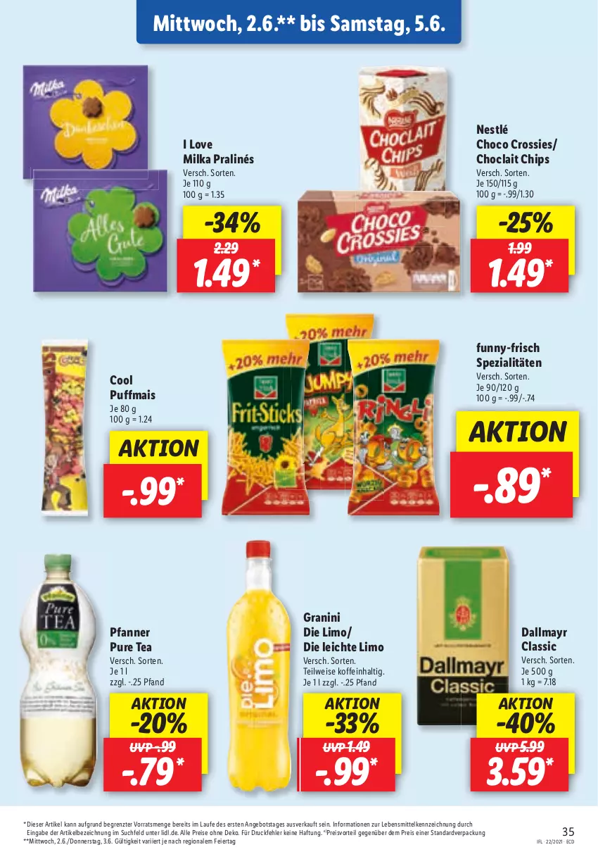 Aktueller Prospekt Lidl - Aktionsprospekt - von 31.05 bis 05.06.2021 - strona 35