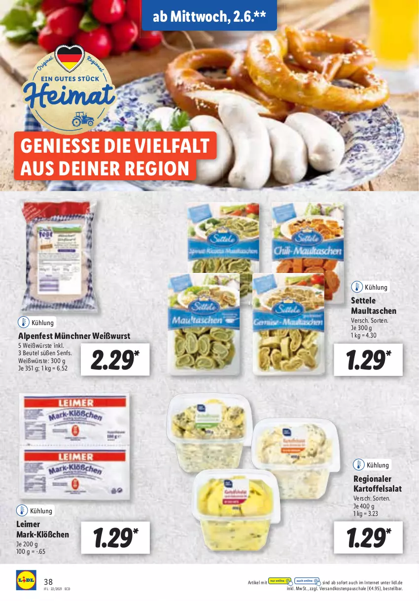 Aktueller Prospekt Lidl - Aktionsprospekt - von 31.05 bis 05.06.2021 - strona 38