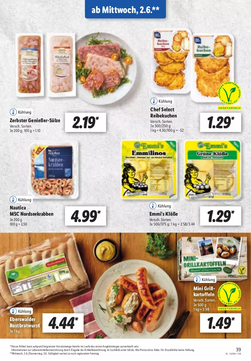 Aktueller Prospekt Lidl - Aktionsprospekt - von 31.05 bis 05.06.2021 - strona 39