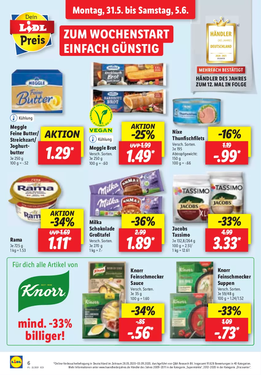 Aktueller Prospekt Lidl - Aktionsprospekt - von 31.05 bis 05.06.2021 - strona 6