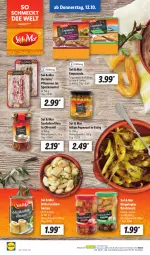 Gazetka promocyjna Lidl - Aktionsprospekt - Gazetka - ważna od 14.10 do 14.10.2023 - strona 50 - produkty: Artischocken, Datteln, dell, elle, essig, filet, filets, in olivenöl, knoblauch, Mantel, ndk, olive, oliven, olivenöl, pastete, peperoni, Peroni, pflaume, pflaumen, Sardellen, Schal, Schale, Speck, Ti, tisch